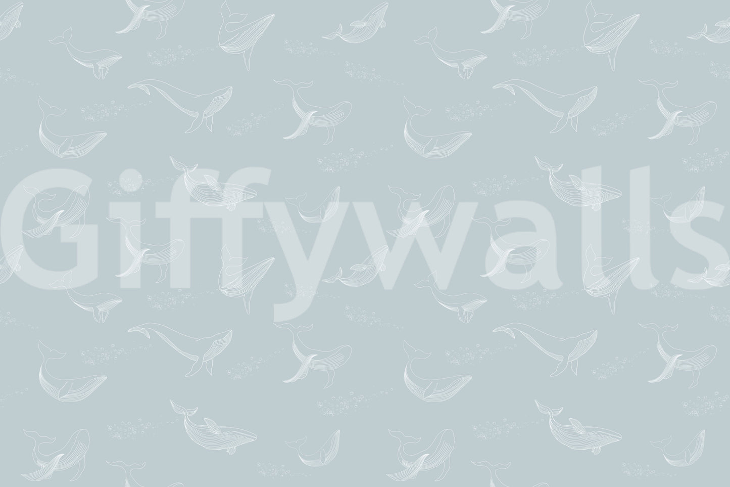 Coastal style whale wall decor for an apartment hallway.