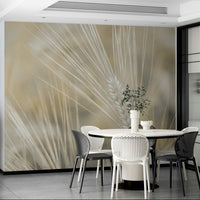 Subtle wheat wallpaper for creating a rustic ambiance

