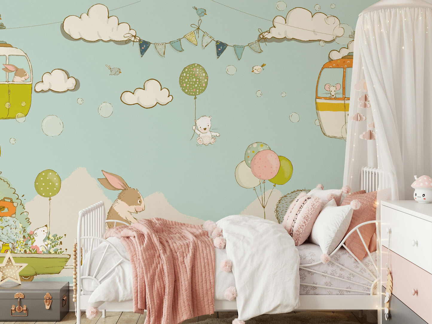 Animal Adventures Wall Mural -2761312