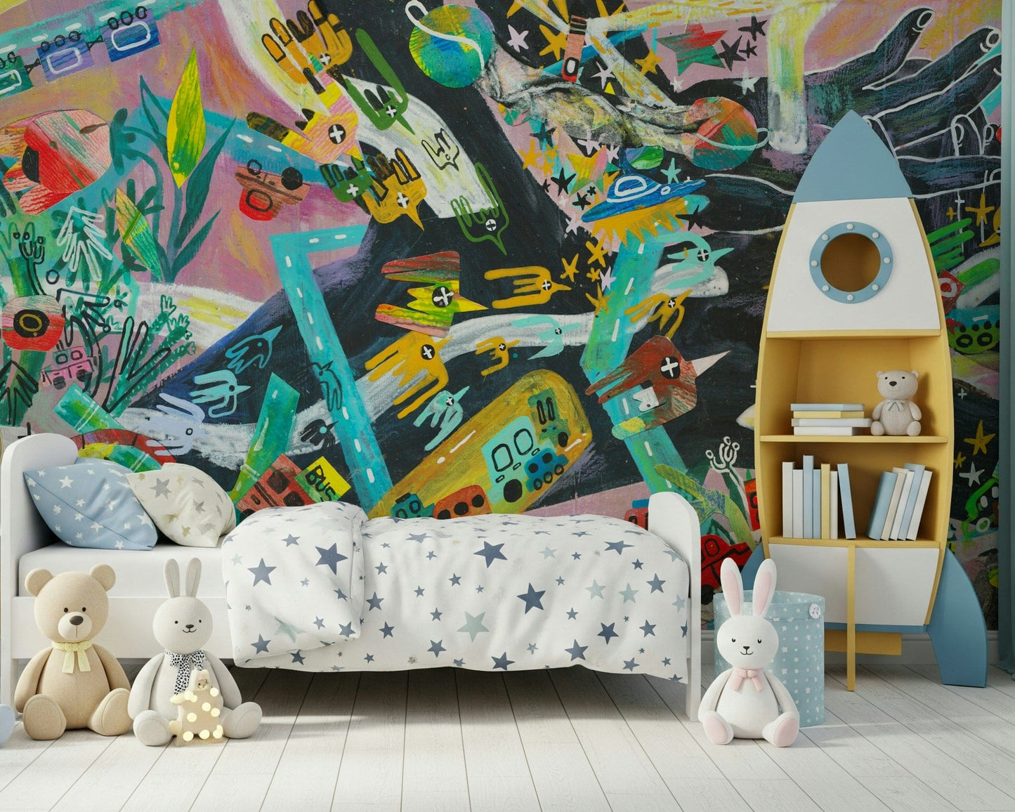 Urban Sprawl Symphony Wall Mural -2574515