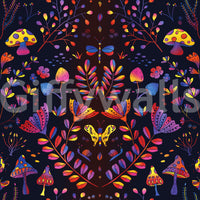 Flower and leaf wallpaper for light-hearted decor

