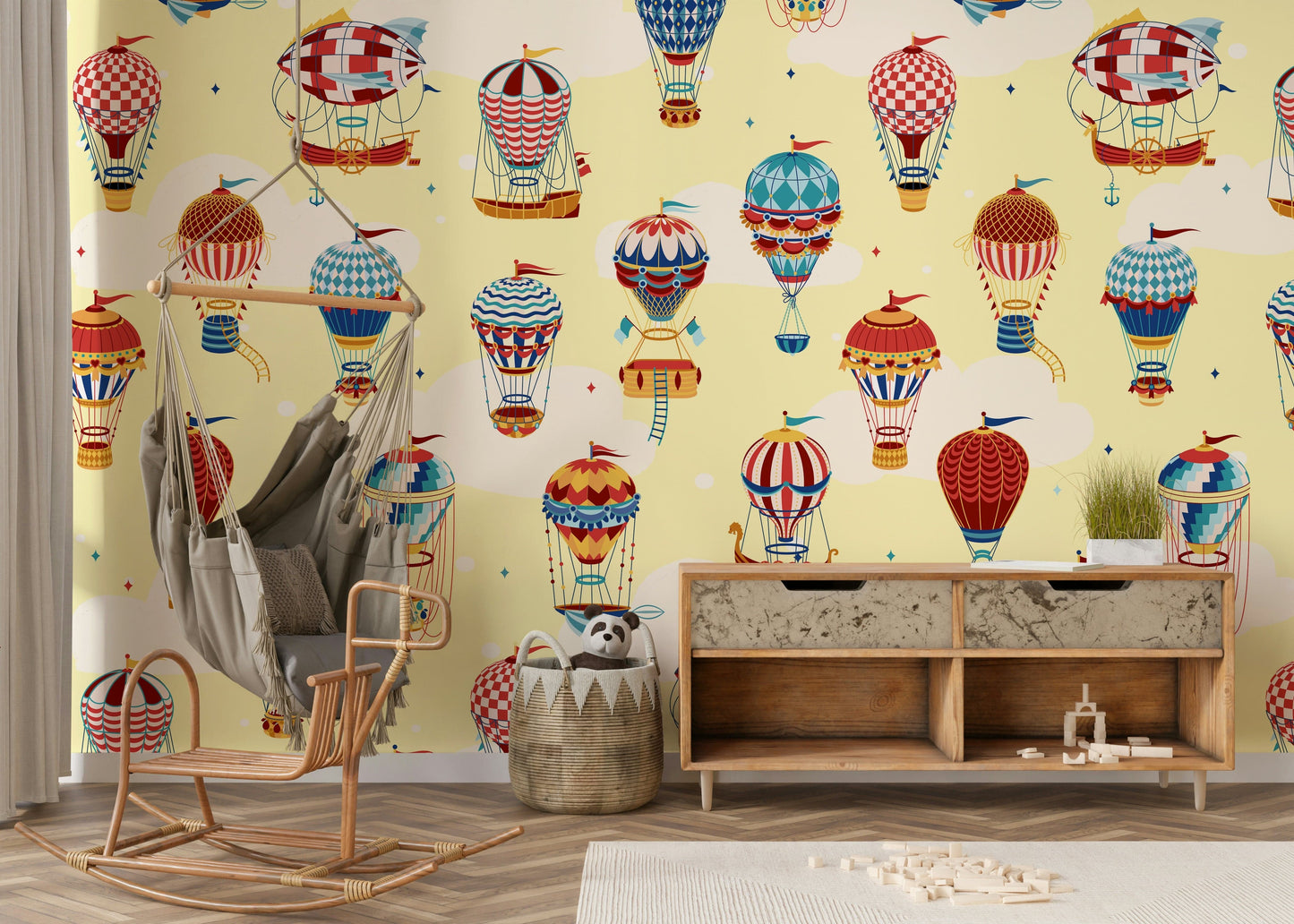 Up, Up, and Away Balloons Wall Mural -2735492