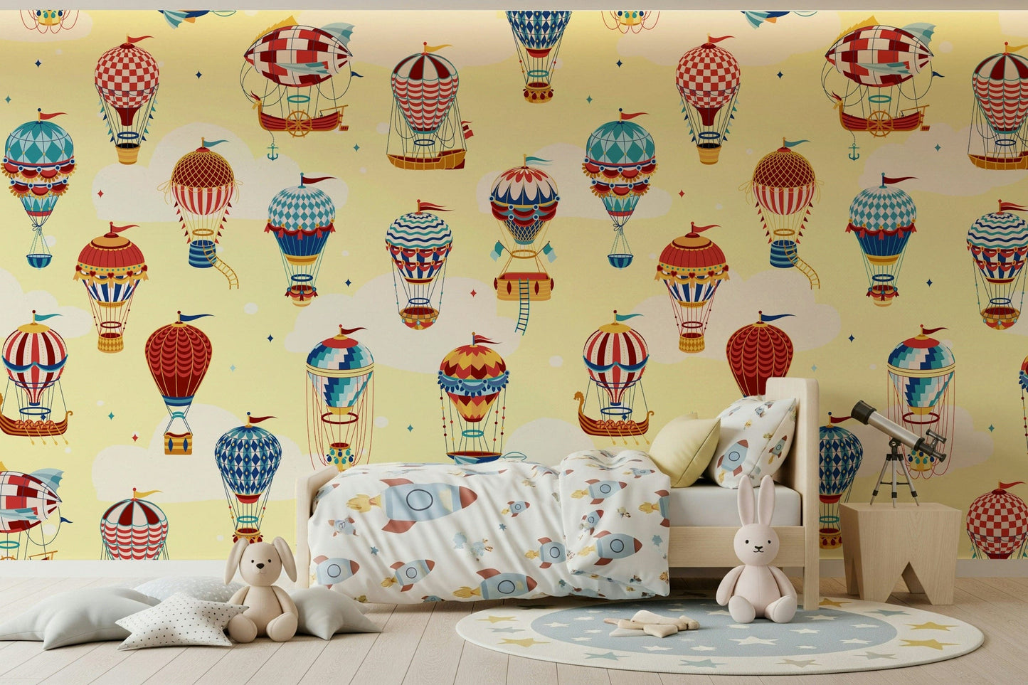 Up, Up, and Away Balloons Wall Mural -2735492