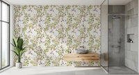 Whimsical Rococo Monkeys Wine Festival Aristocratic Vineyard Vintage Garden white Wallpaper⁠