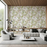 Whimsical Rococo Monkeys Wine Festival Aristocratic Vineyard Vintage Garden white Wallpaper⁠