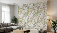 Whimsical Rococo Monkeys Wine Festival Aristocratic Vineyard Vintage Garden white Wallpaper⁠