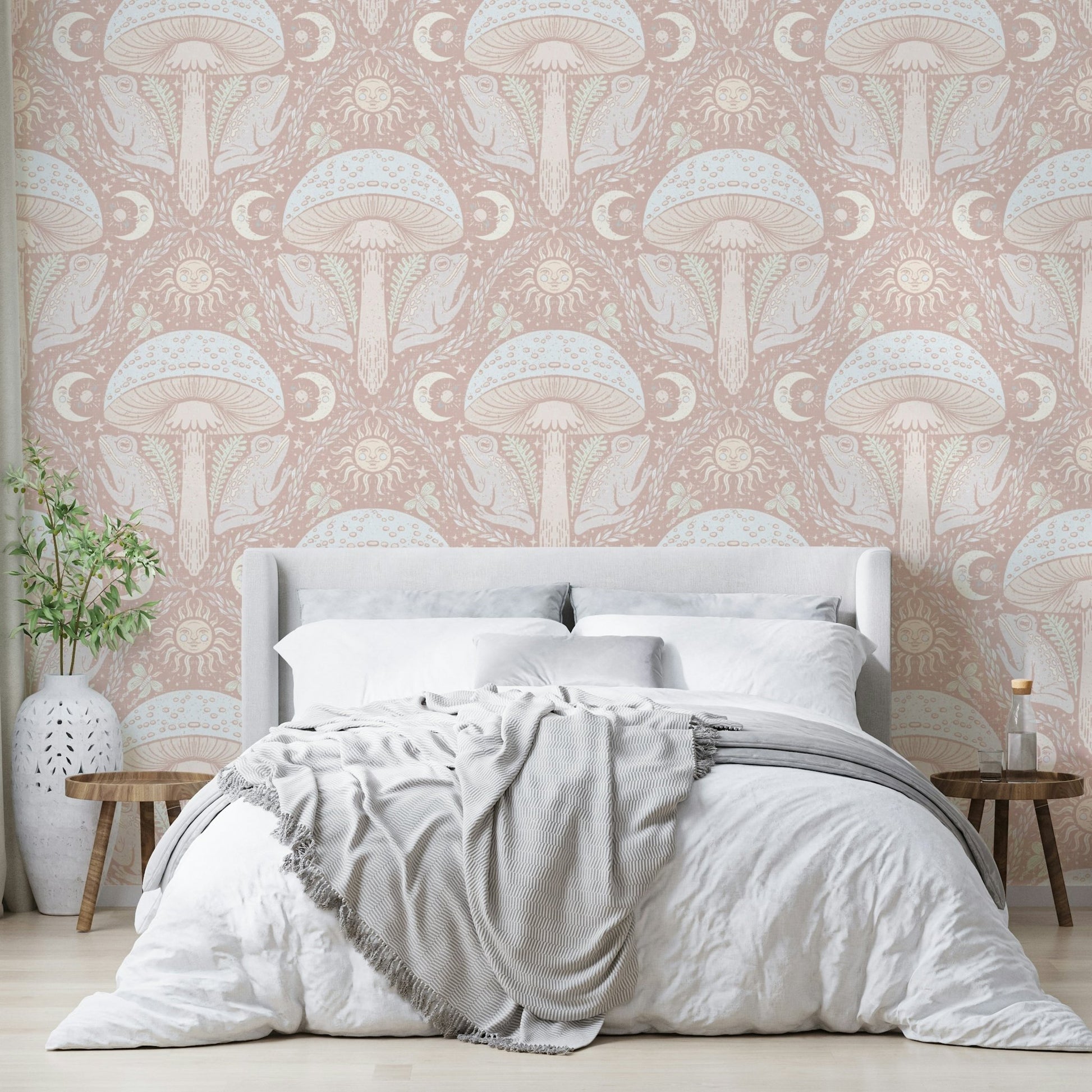 Ayara Pastel-01 toadstool wallpaper for interiors


