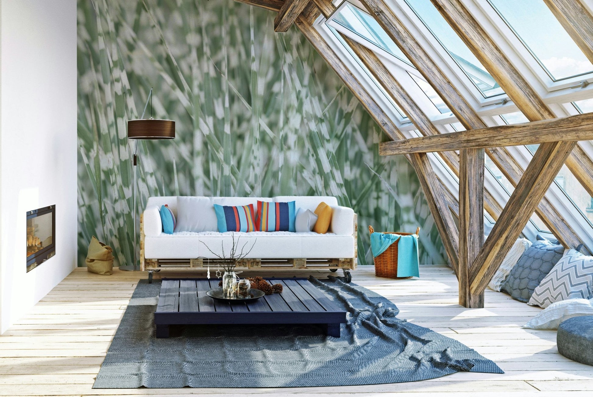 The overall impression is one of natural texture and subtle movement.
