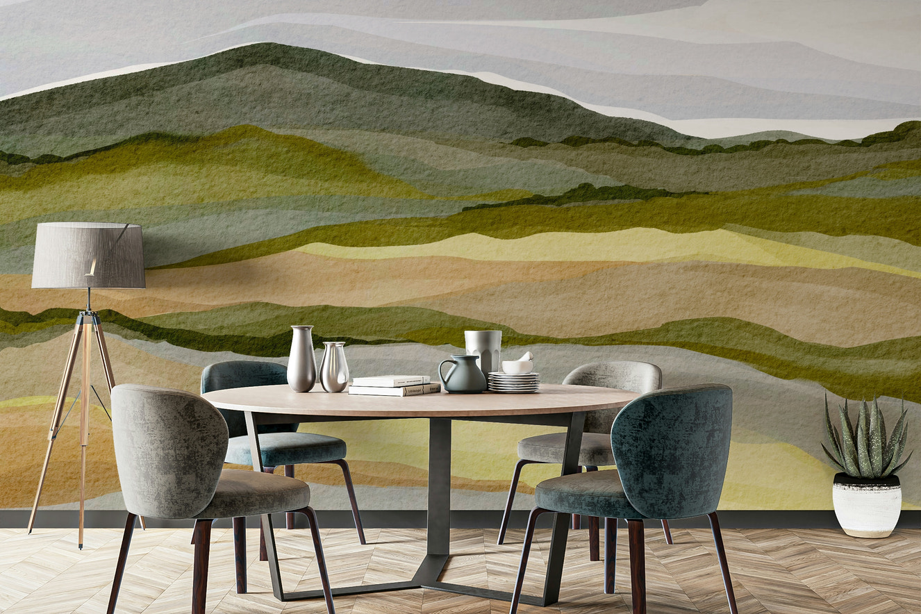 Rolling hills wallpaper for walls

