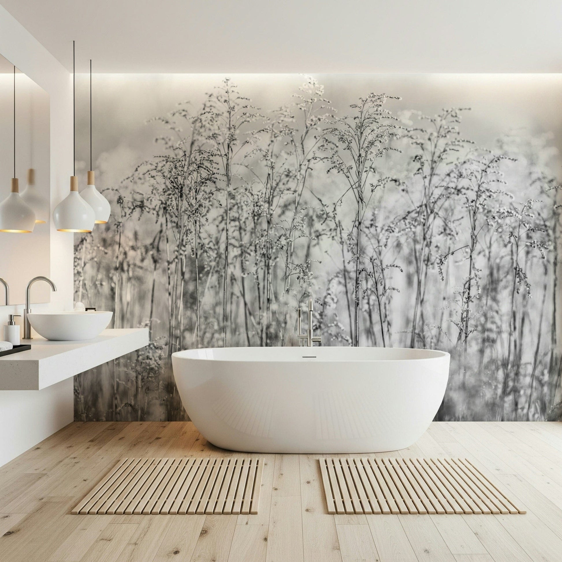 Whispering Weeds Wall Mural