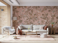 Whispering Woods Wall Mural evoking a sense of calm and natural serenity.