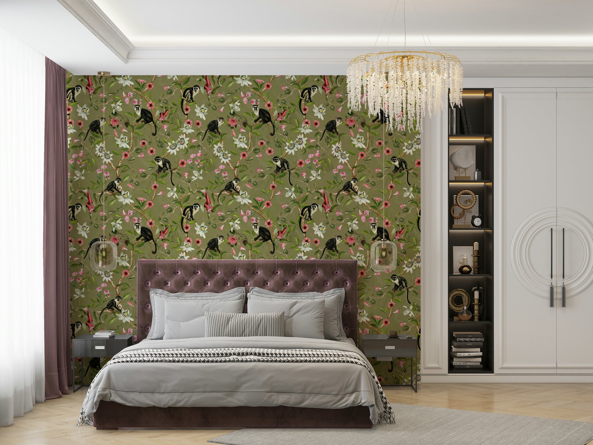 Whispers of the Jungle 2 design with earthy, tropical botanical details.

