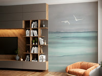 Bedroom seaside mural

