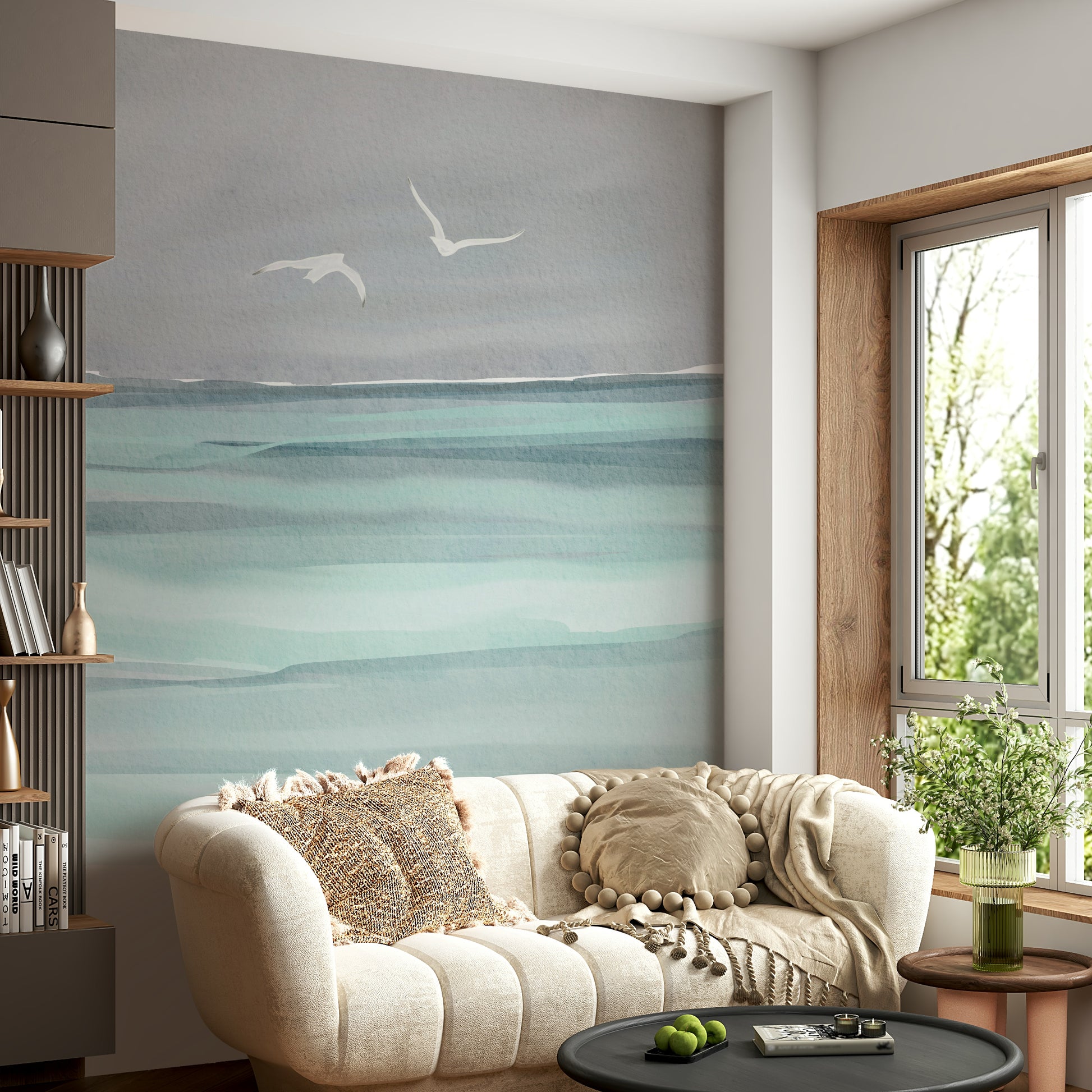 Sandy shore wallpaper

