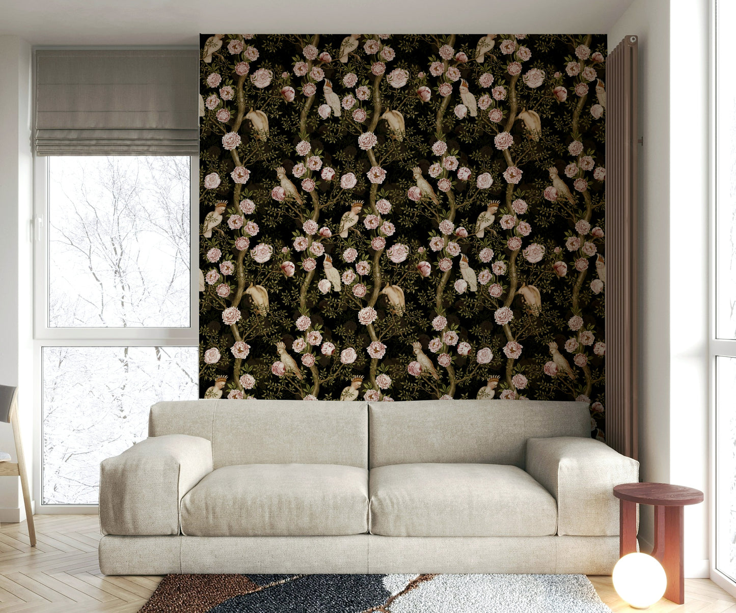 Gentle palm leaf design for a relaxed, natural look.

