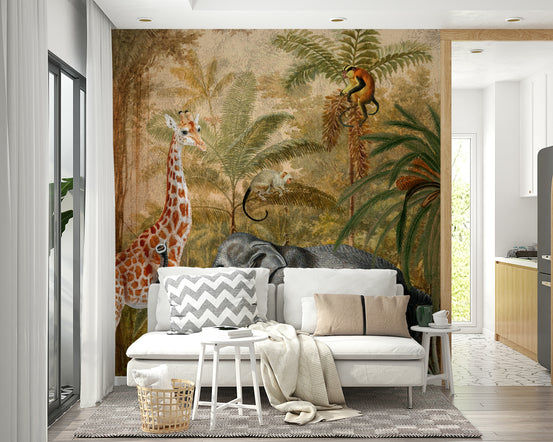 Whispers of the Wild 2 wall mural

