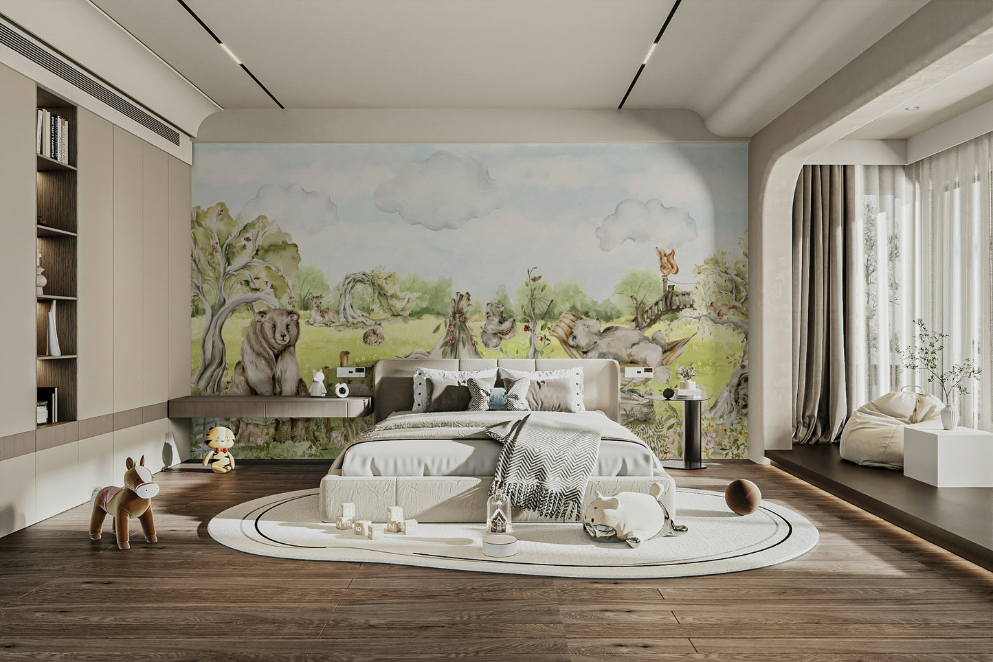 Whispers of the Woodland wallpaper for bedrooms

