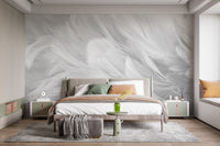 white bird feather wallpaper for walls