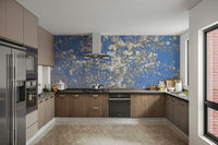 White Blossoms Against a Clear Blue Sky - Spring Nature Photography Wall Mural