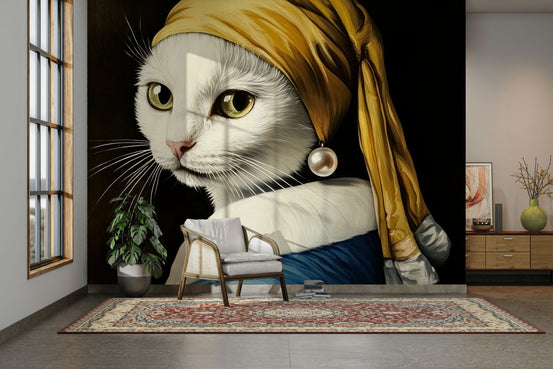 artistic portrait of a cat

