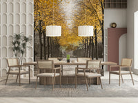 White Gold Wall Mural