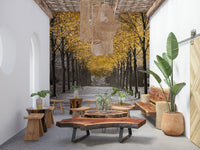 White Gold Wall Mural