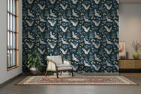 Calm wallpaper featuring herons and water

