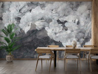 White Orchids Wallpaper Murals - Giffywalls