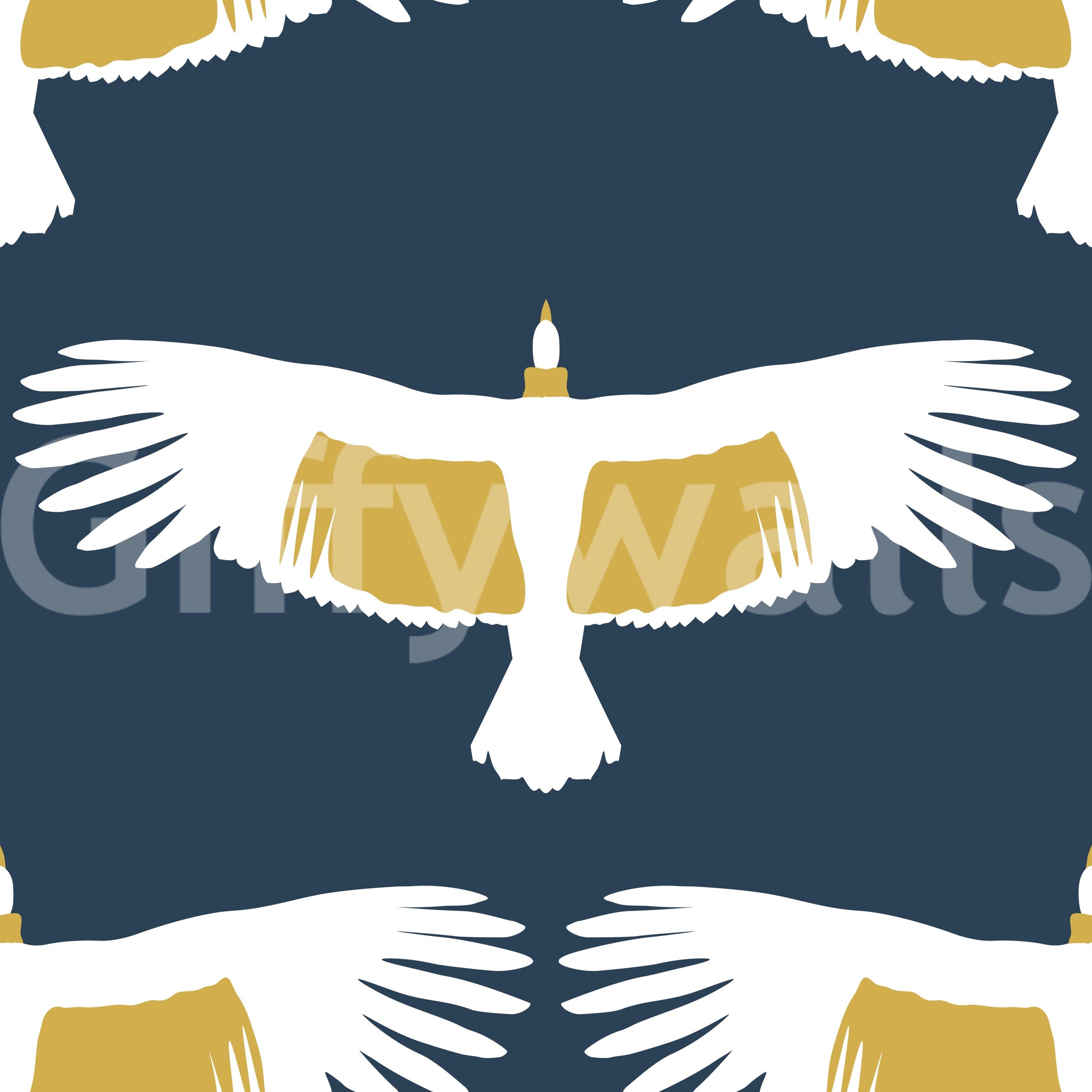 Bird in flight mural wallpaper

