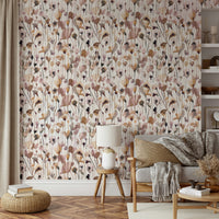 Calm, watercolor wildflower design perfect for bedrooms.

