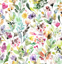 Artsy Wild Garden Nature Green Wallpaper⁠