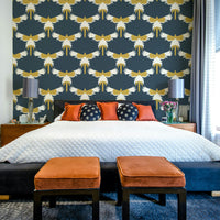 Macaws in motion mural wallpaper

