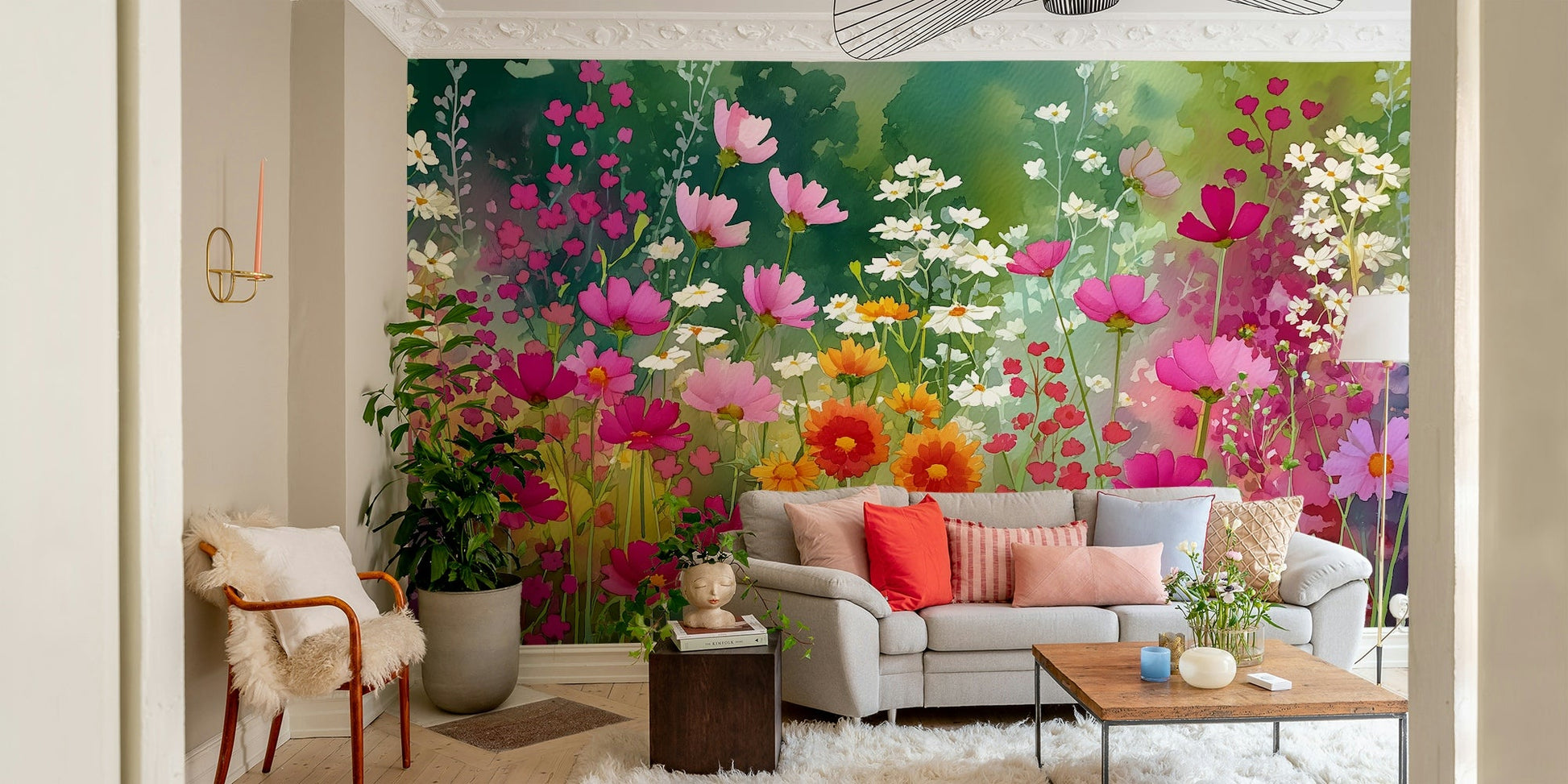 watercolor floral wallpaper

