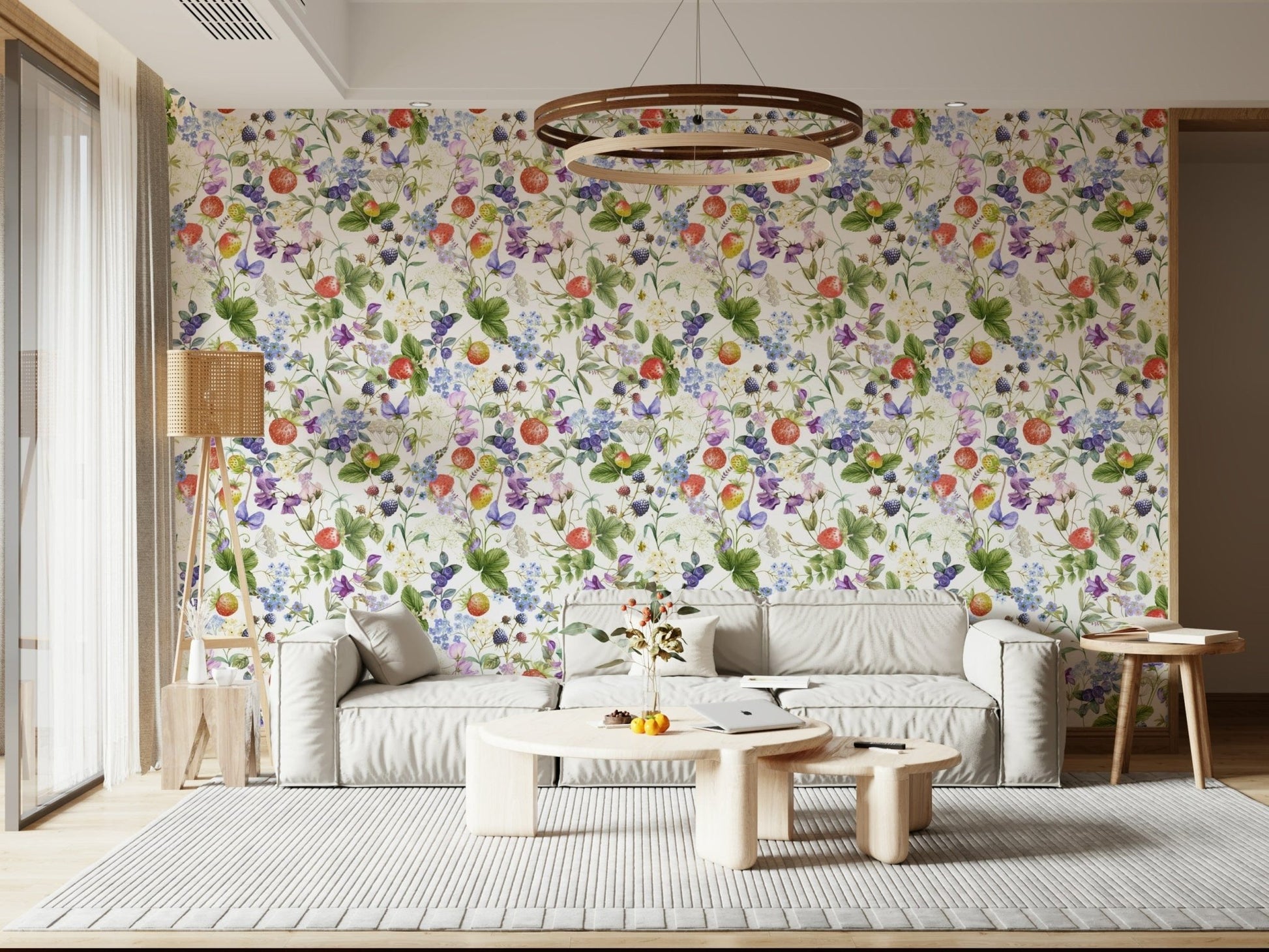 Pastel blossoms Wildflower Patch home interior design