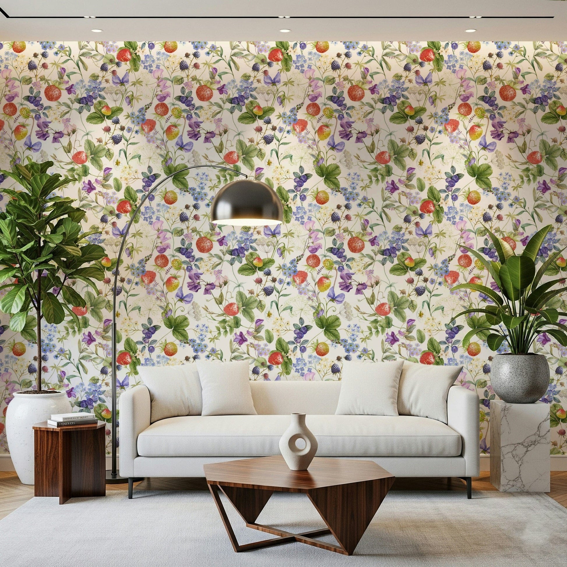 Artistic berry patch Wildflower Patch interior surface