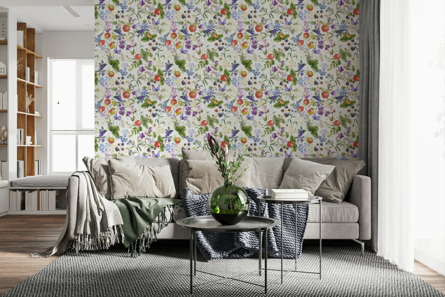 Hand painted floral Wildflower Patch stickable option