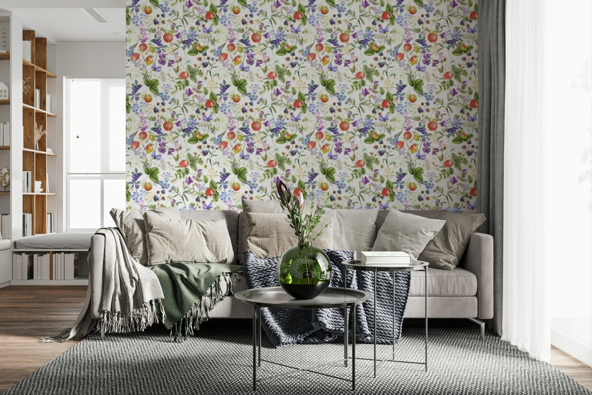 Hand painted floral Wildflower Patch stickable option