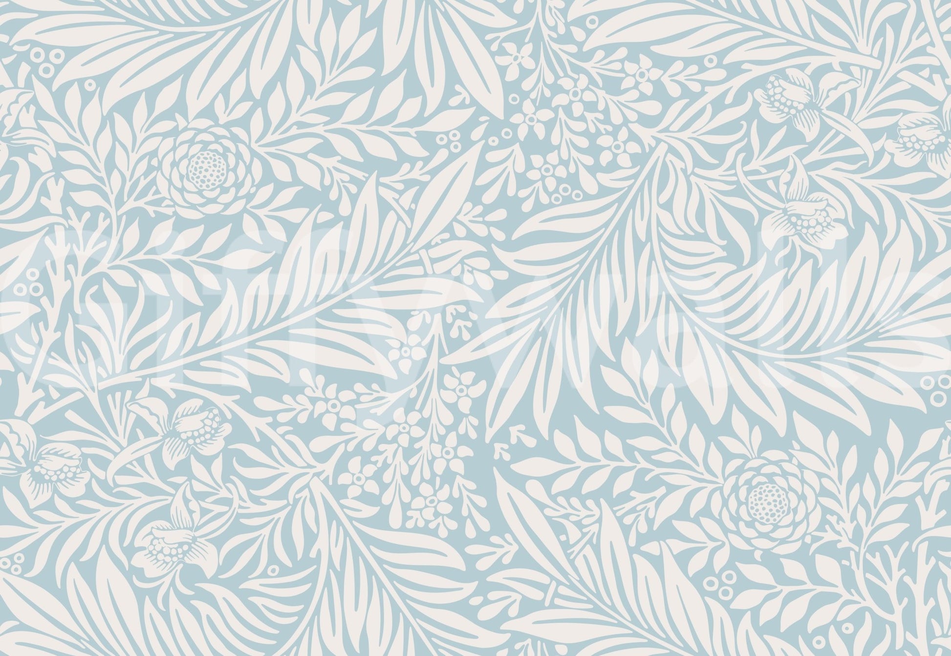 The wallpaper has a smooth, non-reflective matte finish.

