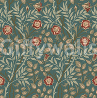 The wallpaper has a smooth, non-reflective matte finish.

