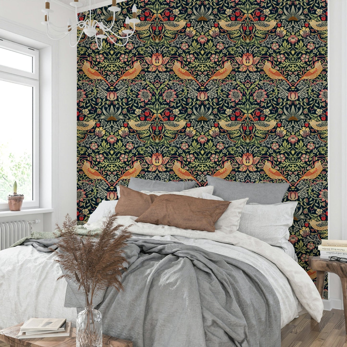 The design has a very polished and luxurious effect on the space.

