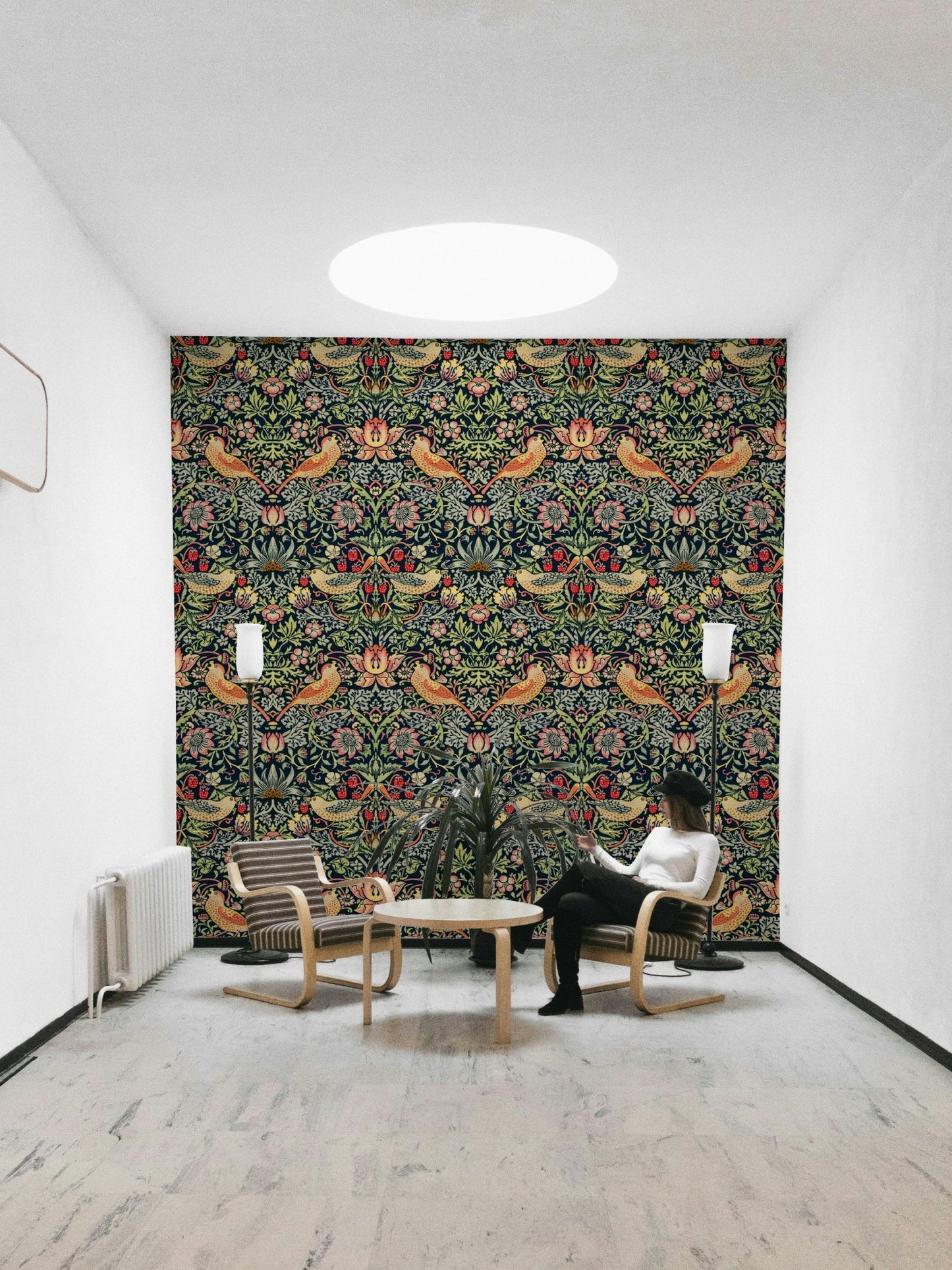 The style is vintage and feels very connected to a sense of history.

