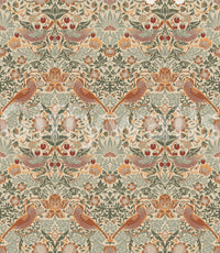 The wallpaper has a smooth, non-reflective matte finish.

