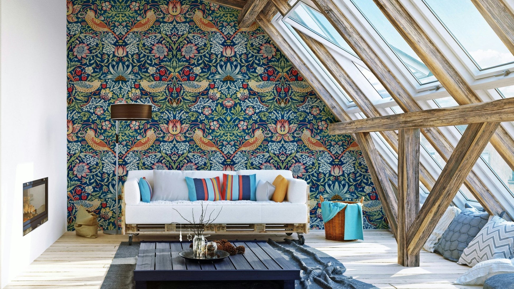 The design has a layered, artistic look with a sense of texture.

