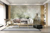 An artistic nature inspired mural for home decor.