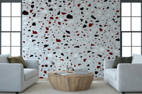 A classic terrazzo design wallpaper for walls.