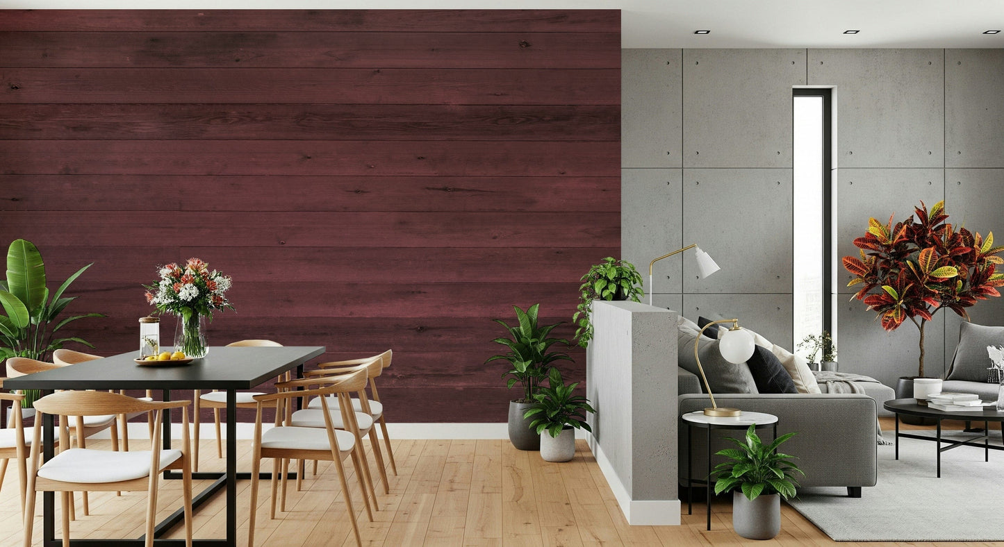 Wine-Stained Wood Wall Mural -2307978