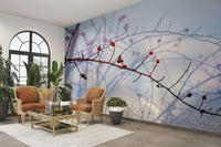 Minimal winter branches wallpaper
