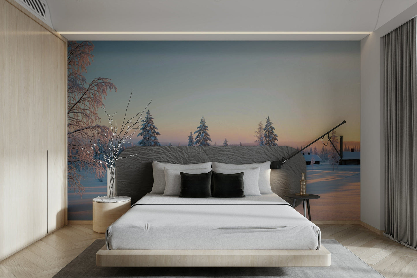 The overall feeling is one of peace, stillness, and quietness.
