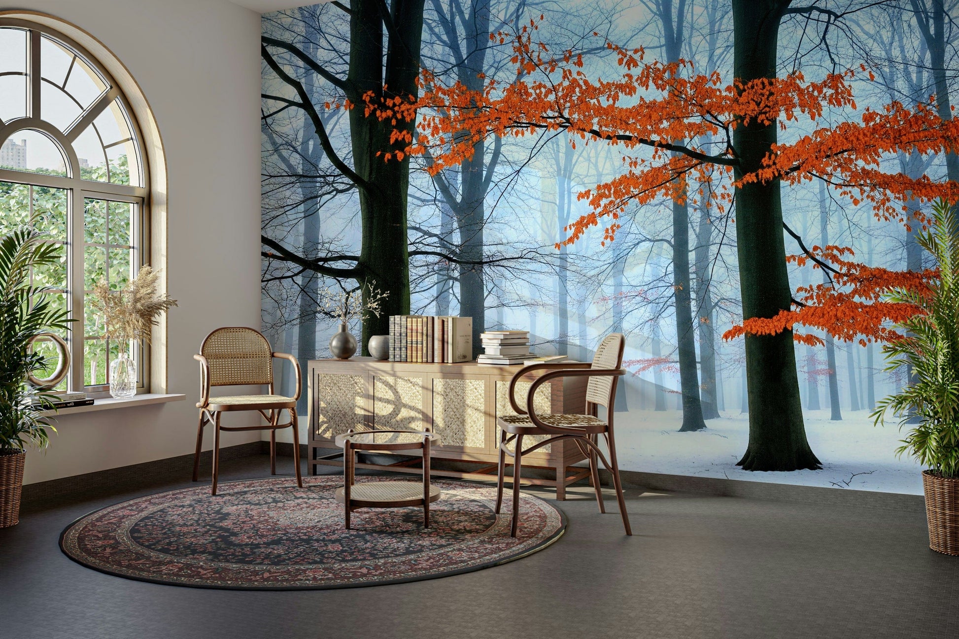 The overall feeling is one of peace, stillness, and quietness.
