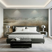 A beautiful wide-angle wall mural of a clear horizon.